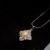 Exquisite 2 Carat Natural Pearl Pendant with Zircon Accents – 925 Sterling Silver Elegance - 图片 3
