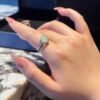 Natural Opal Ring – 10mm x 8mm Round Opal with Stunning Fireplay, Set in 925 Sterling Silver | Dazzling Fine Jewelry - 图片 6