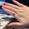 Natural Pearl Ring for Women, 1.25 Carat Center Stone, 925 Sterling Silver Band, Accented with White Topaz – Elegant & Timeless Jewelry Gift - 图片 4