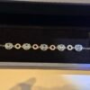 3 Carat Natural Swiss Blue Topaz Bracelet in 925 Silver - Round Cut November Birthstone Adjustable Chain, Healing Crystal Gift for Women & Men - 图片 2