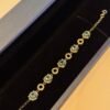 3 Carat Natural Swiss Blue Topaz Bracelet in 925 Silver - Round Cut November Birthstone Adjustable Chain, Healing Crystal Gift for Women & Men - 图片 3